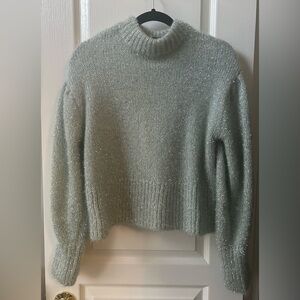 H&M Sparkly fuzzy sweater
